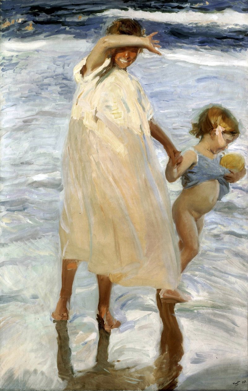 To søstre, Valencia av Joaquín Sorolla