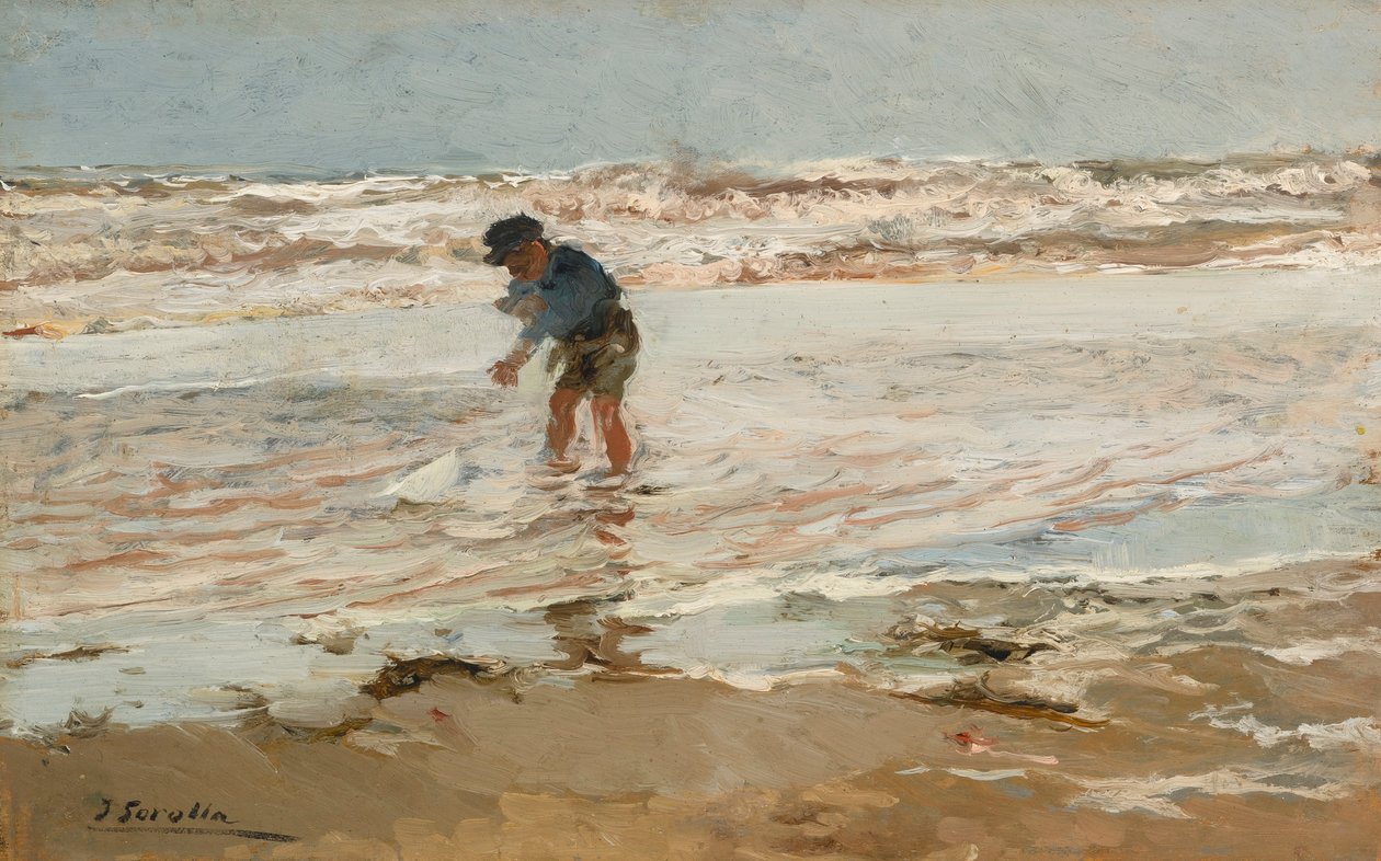 Gutten i den lille båten av Joaquín Sorolla