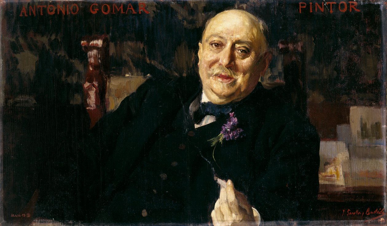 Maleren Antonio Gomar y Gomar av Joaquín Sorolla