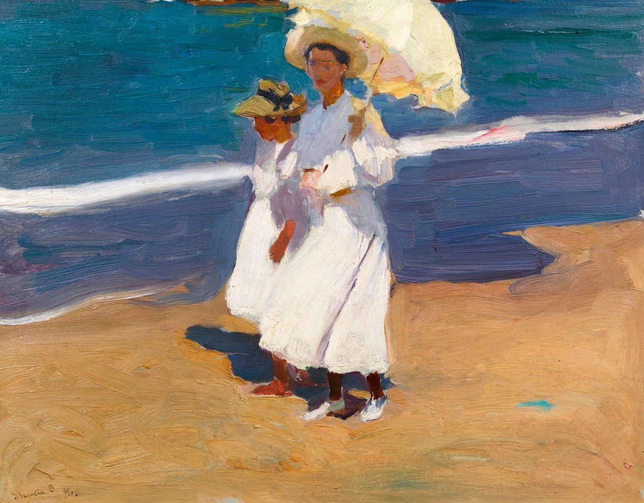 På stranda av Joaquín Sorolla