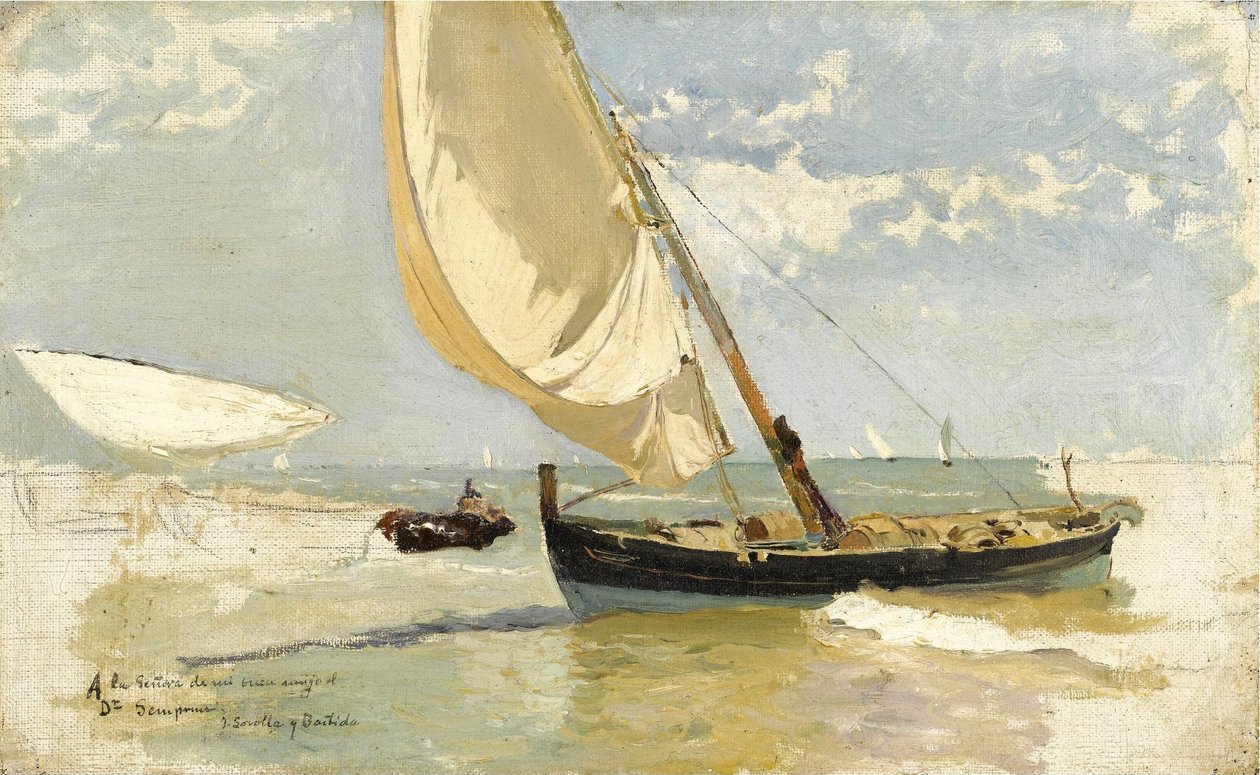 Strandstudie av Joaquín Sorolla