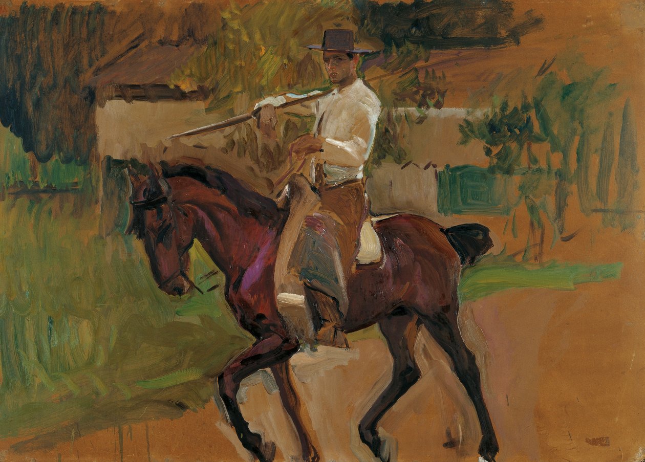 Garrochista av Joaquín Sorolla