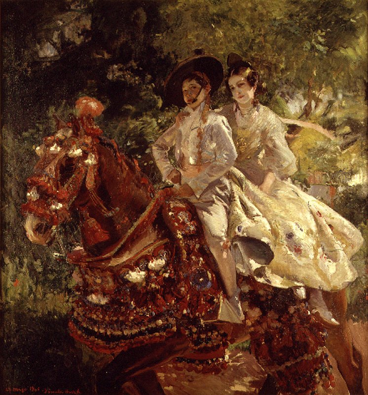 Valencia gruppe av Joaquín Sorolla