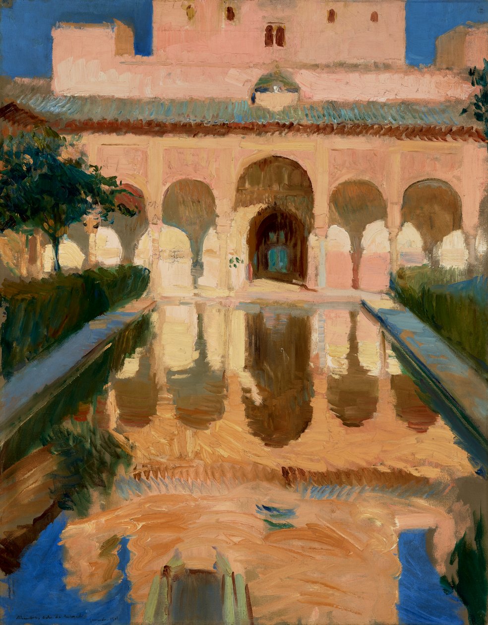 Ambassadørenes sal, Alhambra, Granada av Joaquín Sorolla