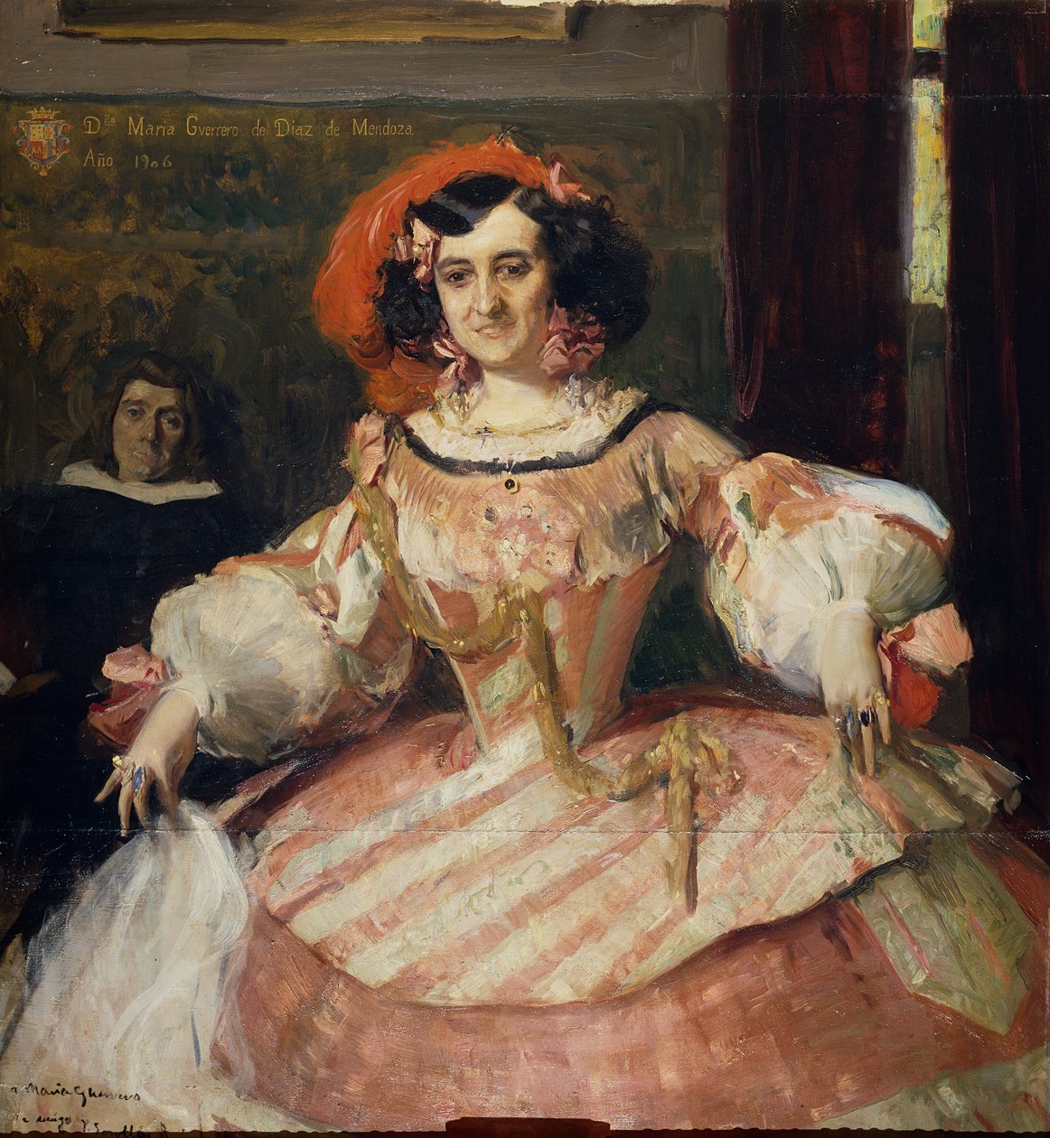 Skuespillerinne María Guerrero som La Dama Boba av Joaquín Sorolla
