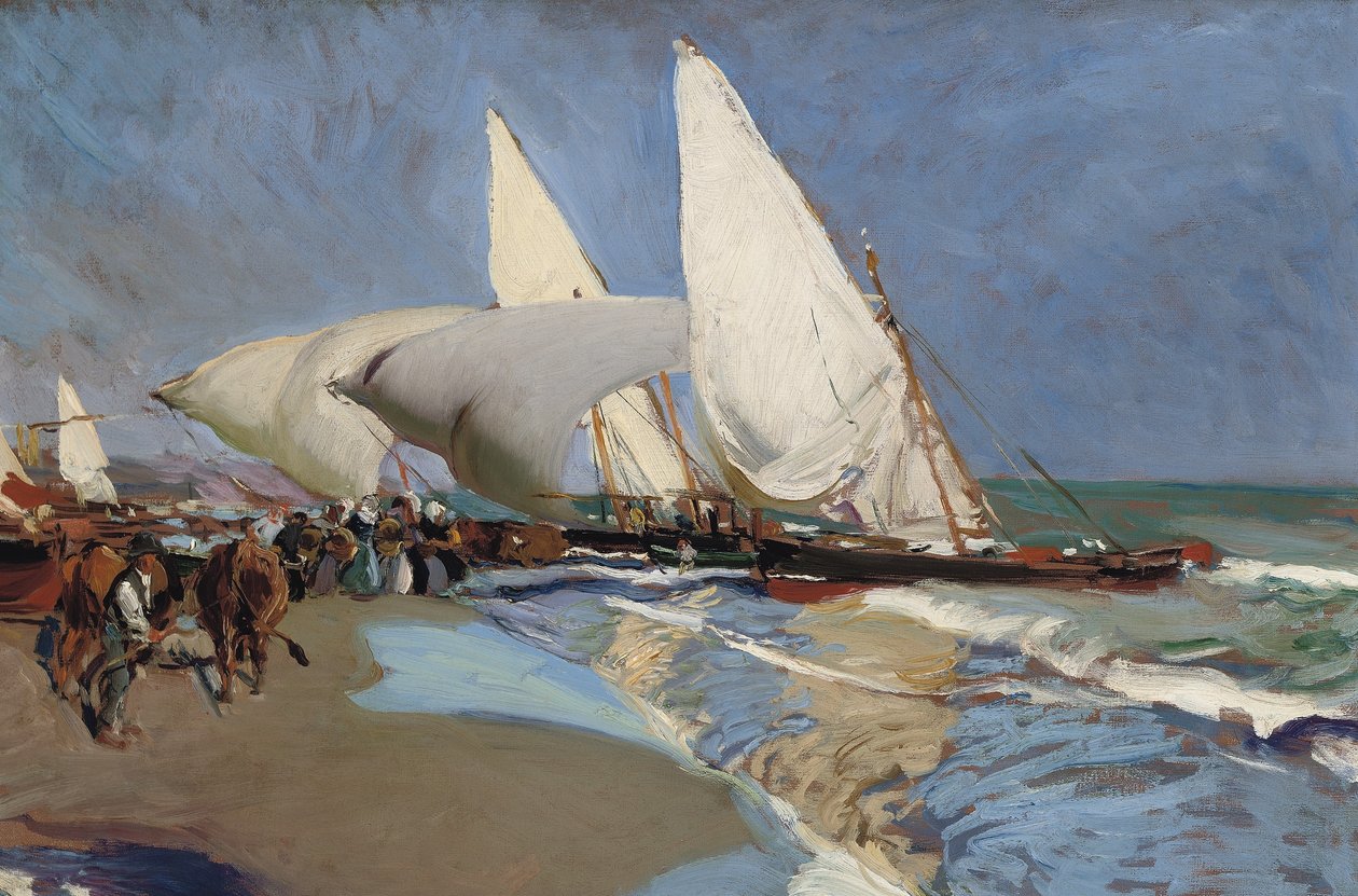 Valencia strand av Joaquín Sorolla