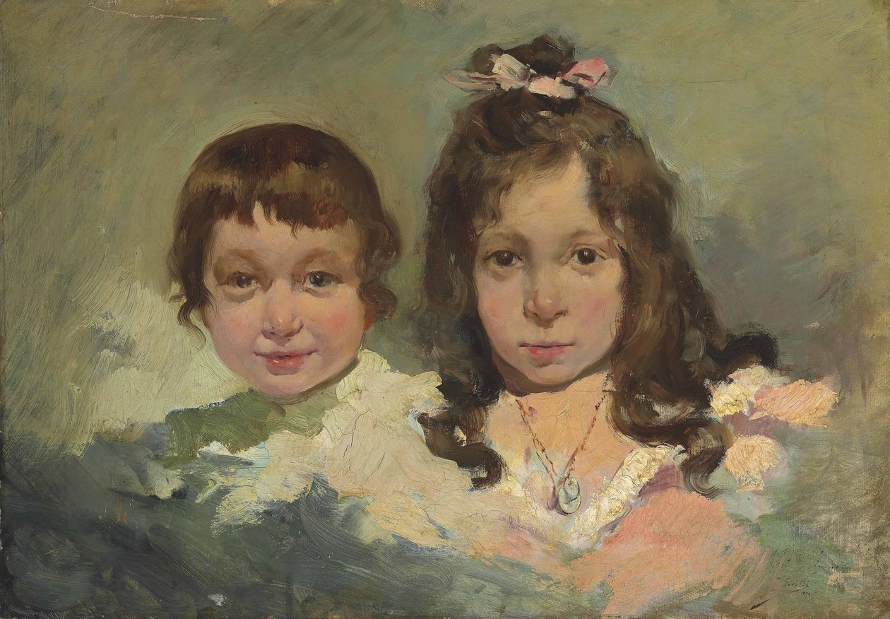 Maria og Joaquin av Joaquín Sorolla