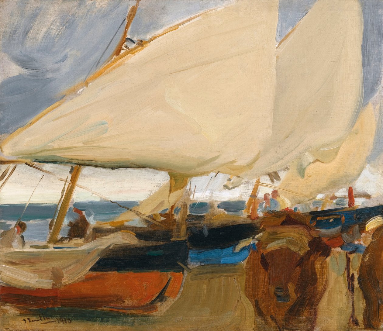 Valencia strand av Joaquín Sorolla