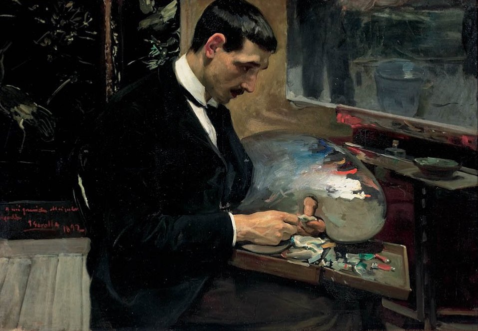 Portrett av Agustín Otermín av Joaquín Sorolla