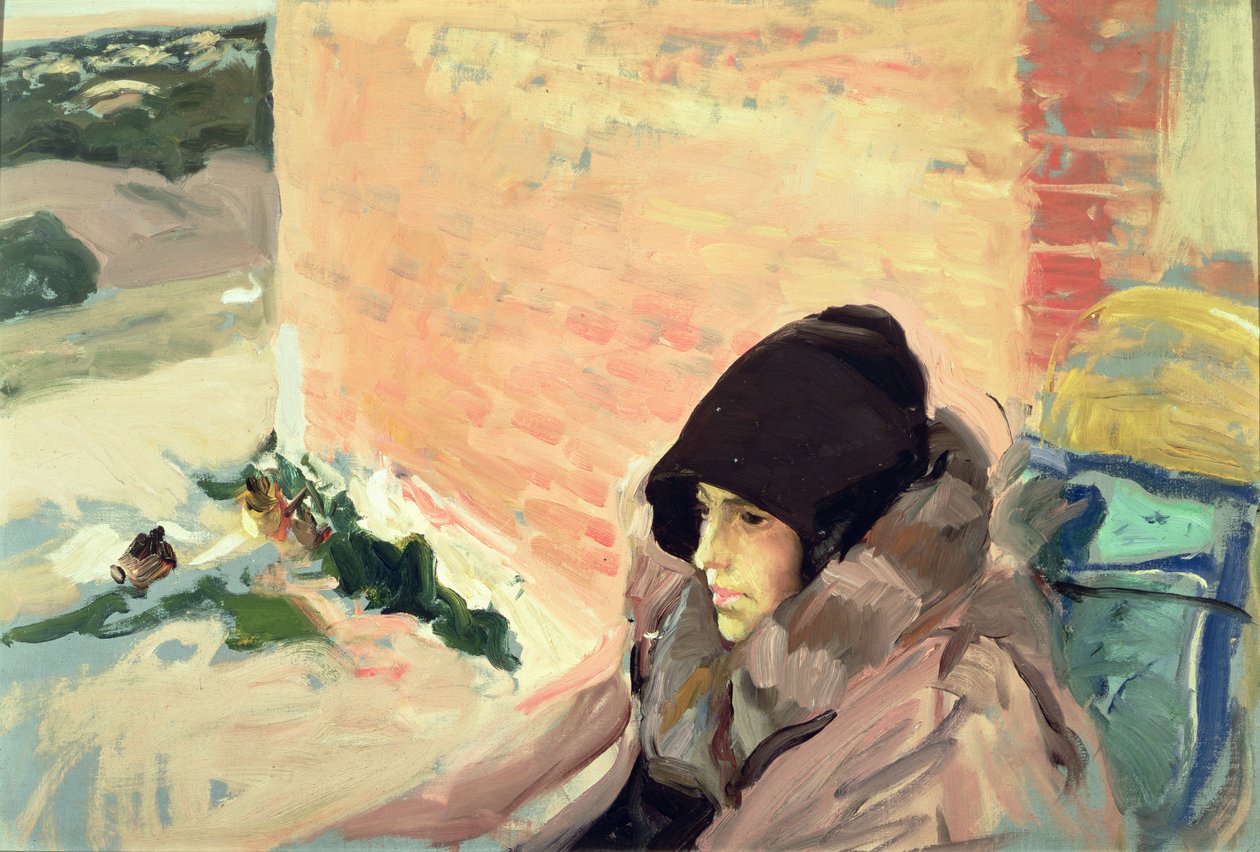 Portrett av Maria rekonvaleserende av Joaquín Sorolla