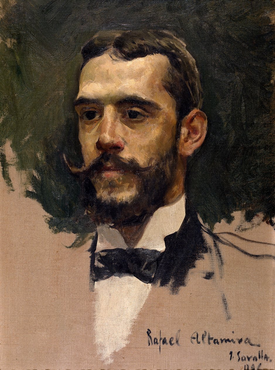 Rafael Altamira og Crevea av Joaquín Sorolla