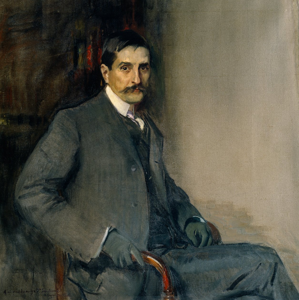Portrett av Francisco Rodríguez de Sandoval av Joaquín Sorolla