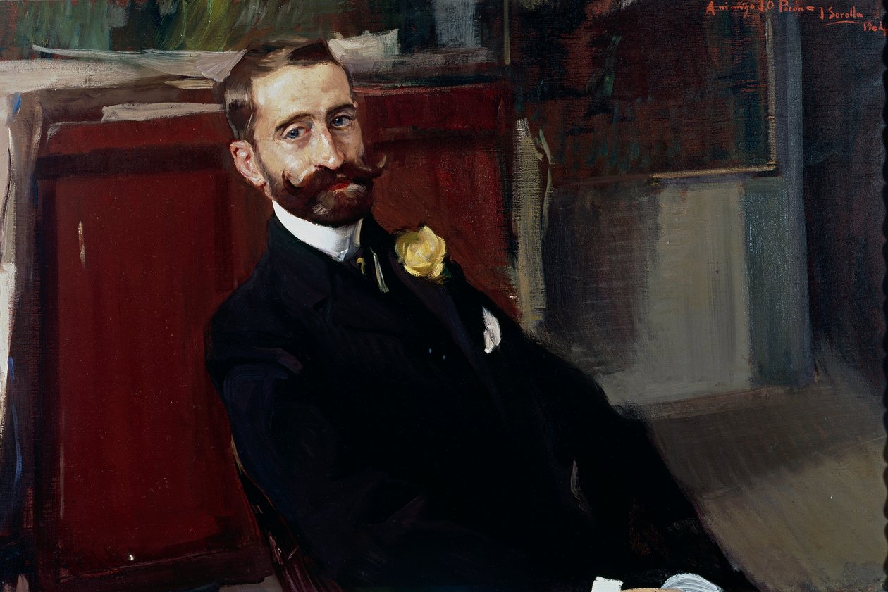 Portrett av Jacinto Felipe Picón y Pardiñas av Joaquín Sorolla