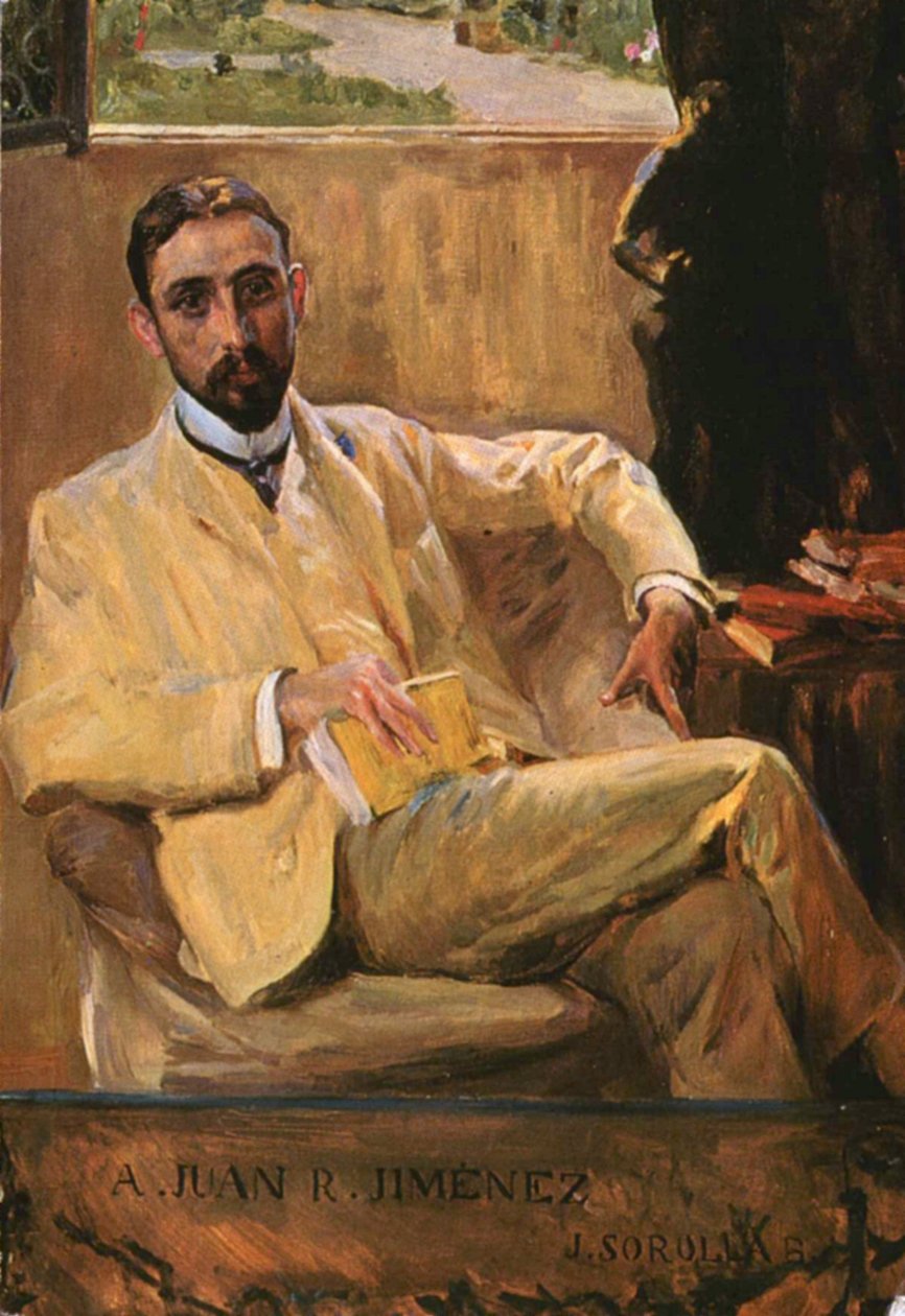 Portrett av Juan Ramón Jiménez av Joaquín Sorolla