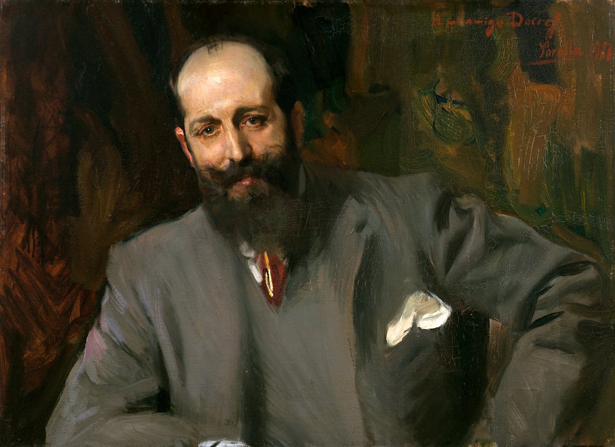 Portrett av Dr. Joaquín Decref y Ruiz av Joaquín Sorolla