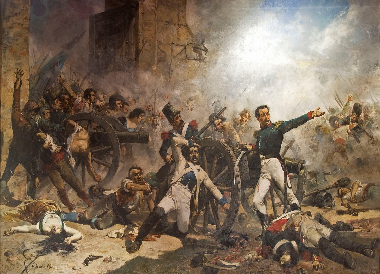 Pedro Velarde og Santillán døde av Joaquín Sorolla