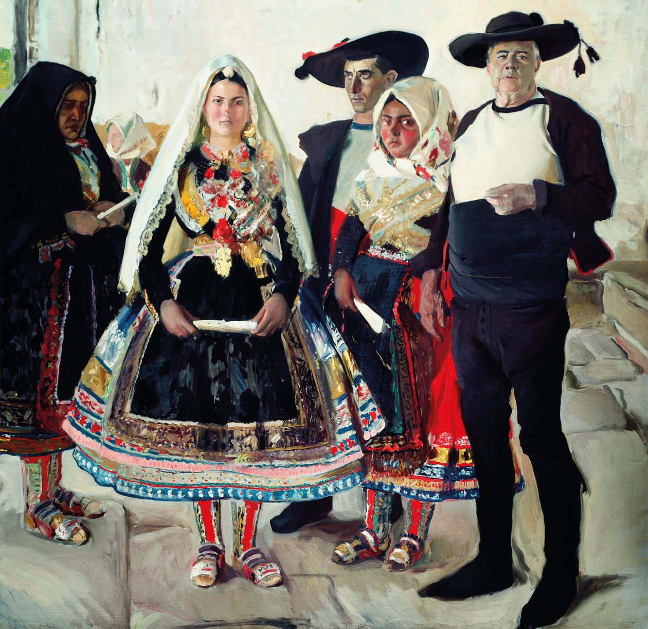 Typiske Lagarterans eller Lagarteran BrideShare av Joaquín Sorolla