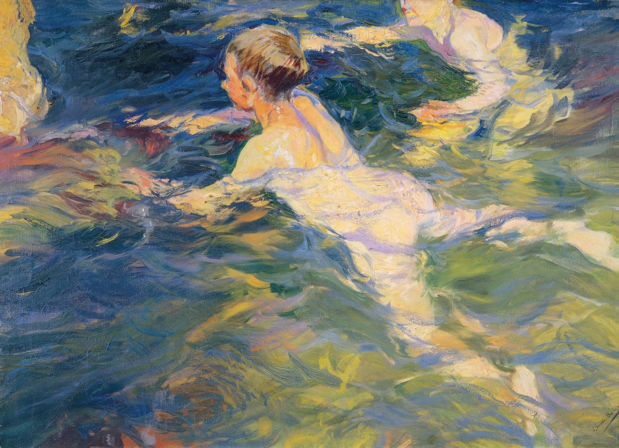 Svømmere, Jávea av Joaquín Sorolla