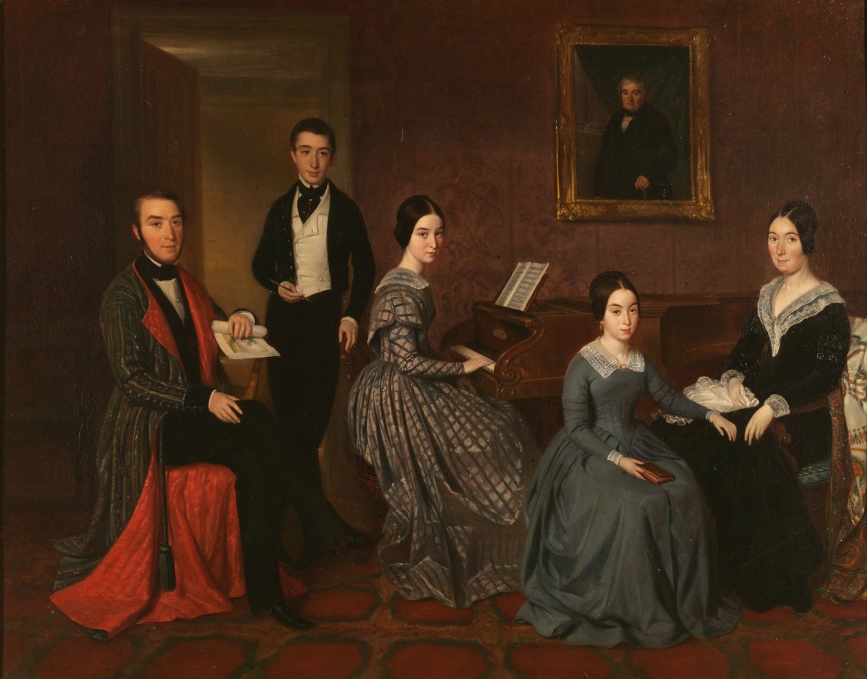 Familien til Jorge Flaquer av Joaquín Espalter y Rull