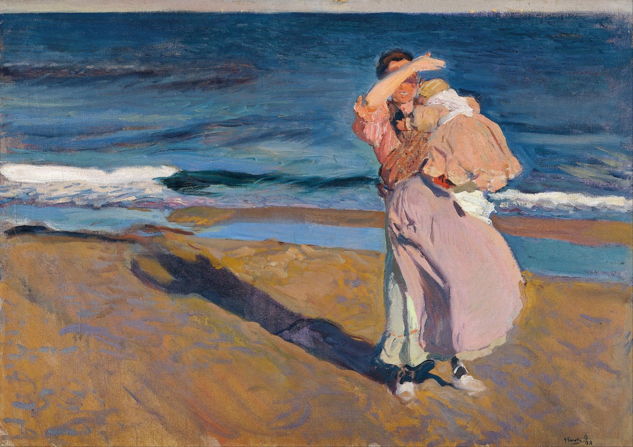 Fiskekvinner med sønnen av Joaquín Sorolla