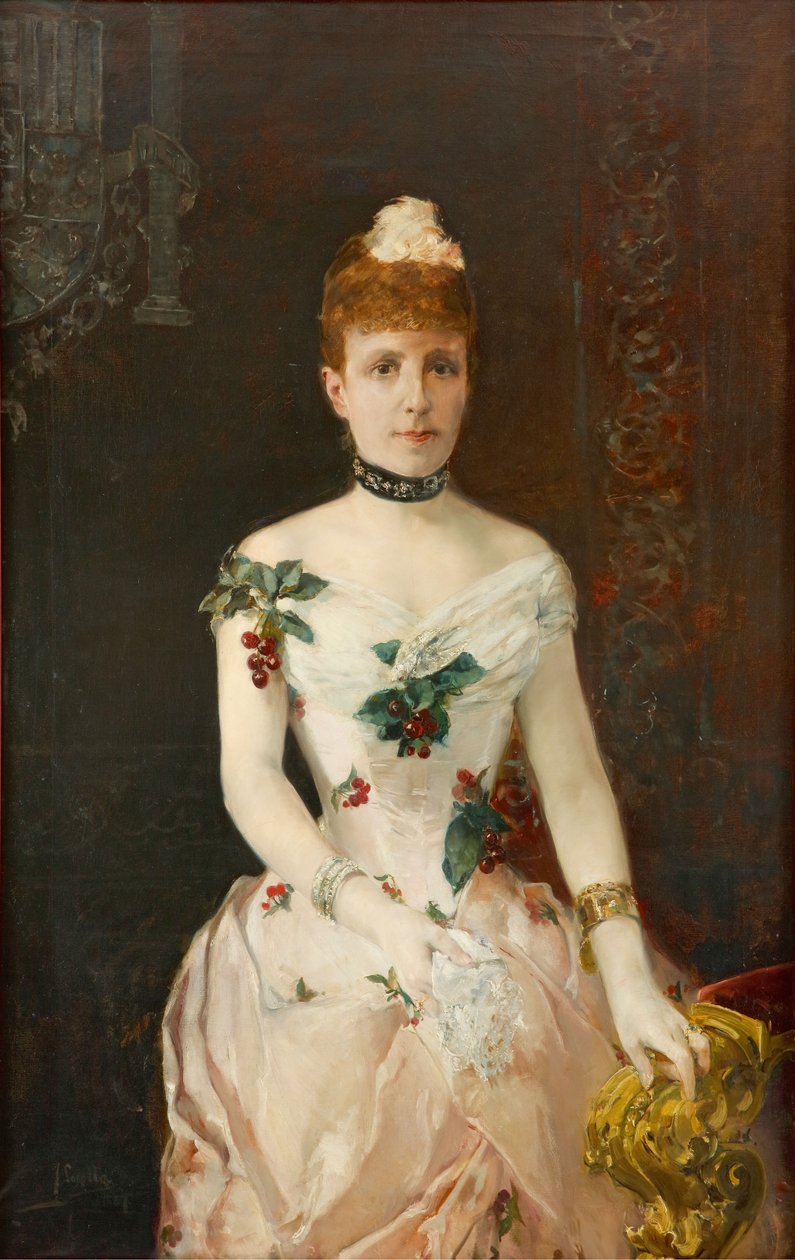 Maria Christina av Østerrike 1858-1929, dronning av Spania, 1888. av Joaquín Sorolla
