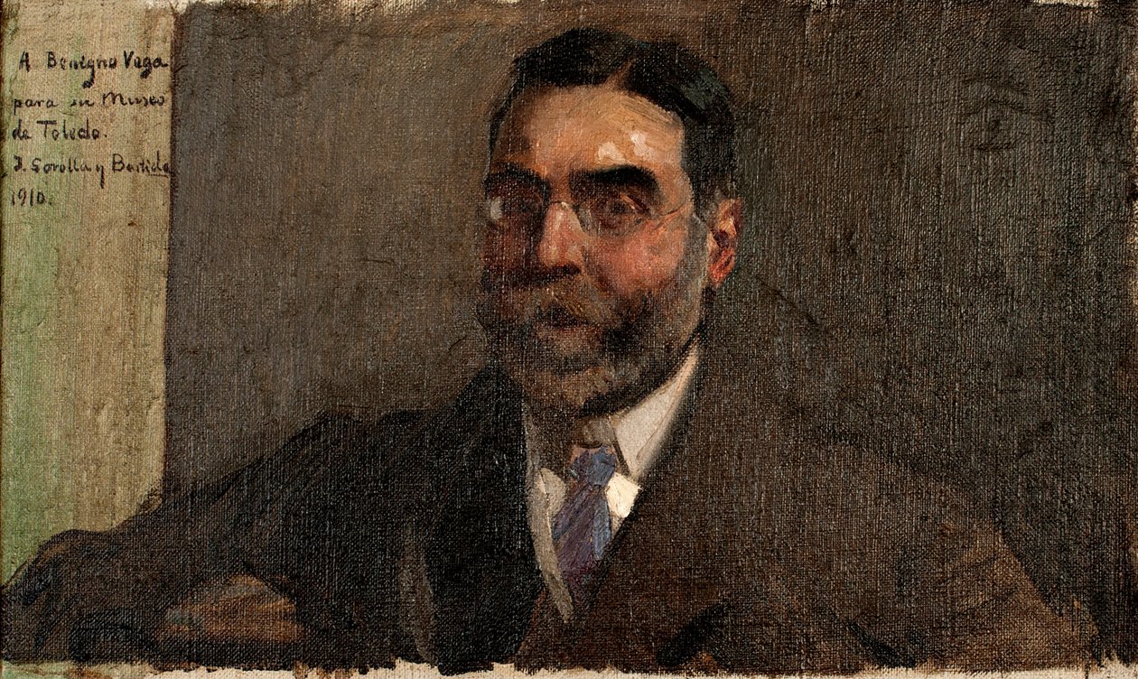 Portrett av markisen av Vega-Inclán av Joaquín Sorolla