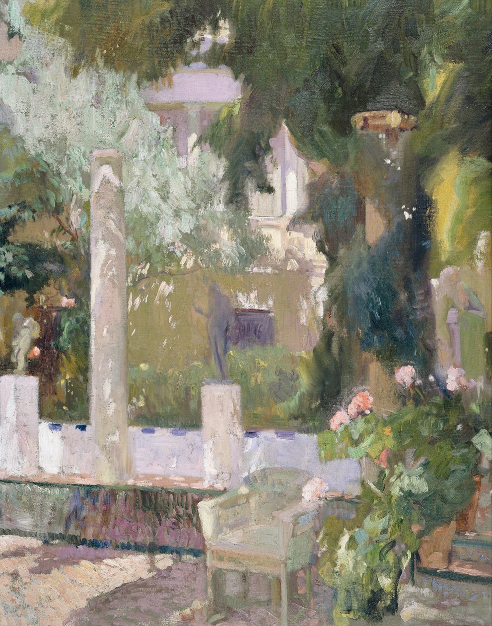 Hagene ved Sorolla Family House av Joaquín Sorolla