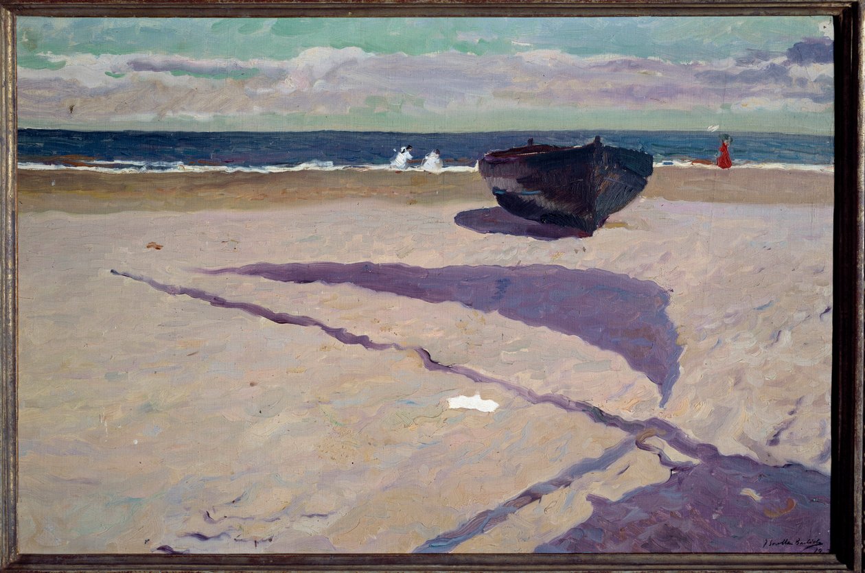 The Shadow of the Boat Maleri av Joaquin Sorolla y Bastida (1862-1923) 1903 Madrid, Sorolla Museum av Joaquín Sorolla