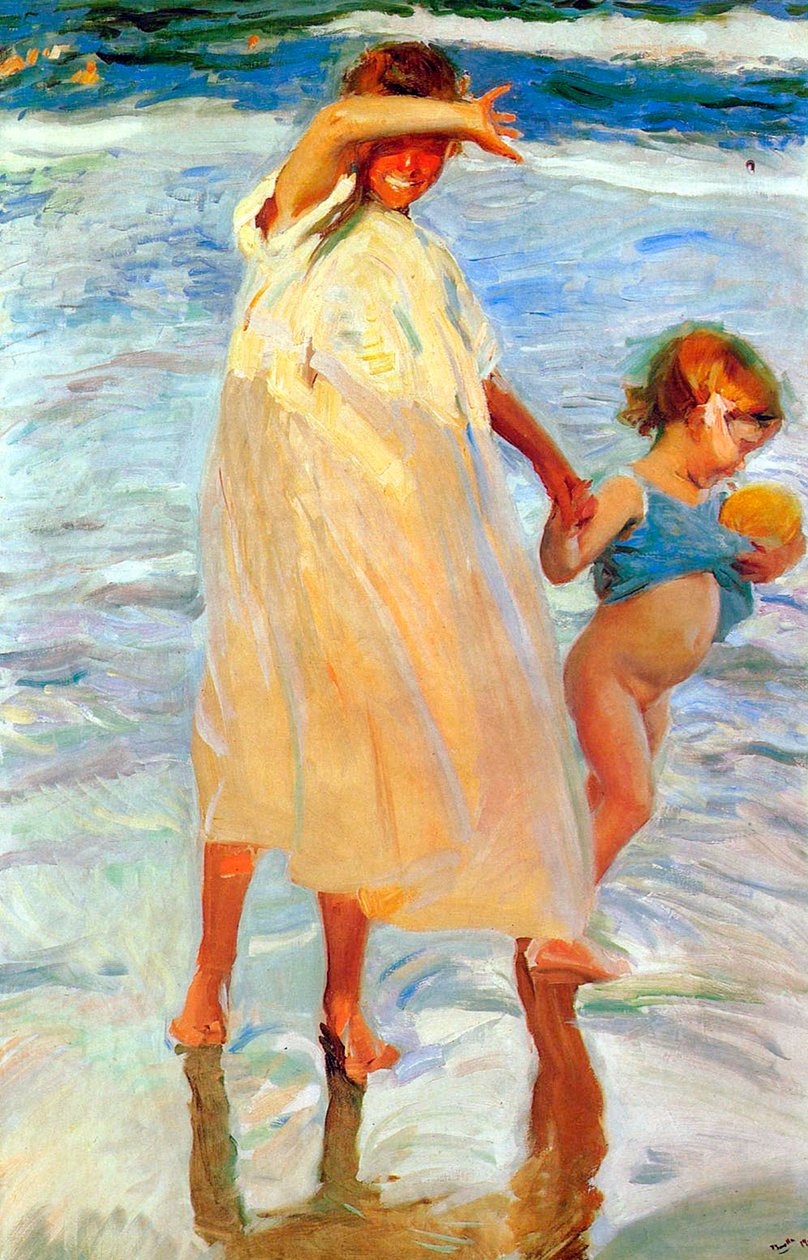 De to søstre, 1909. av Joaquín Sorolla