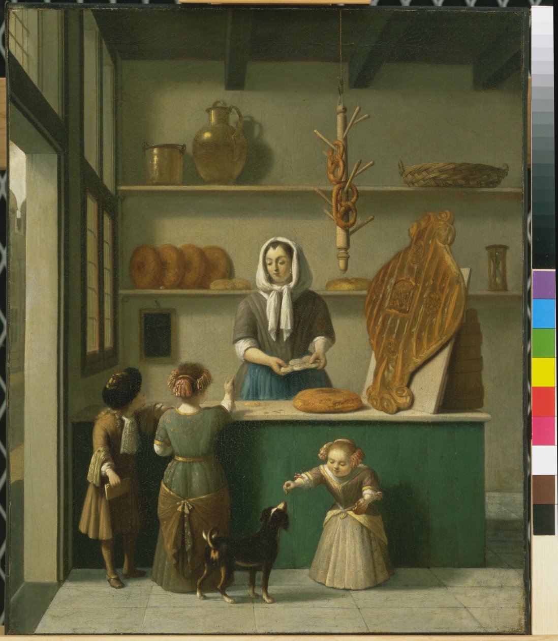 Bakeriet, ca. 1680 av Job Berckheyde