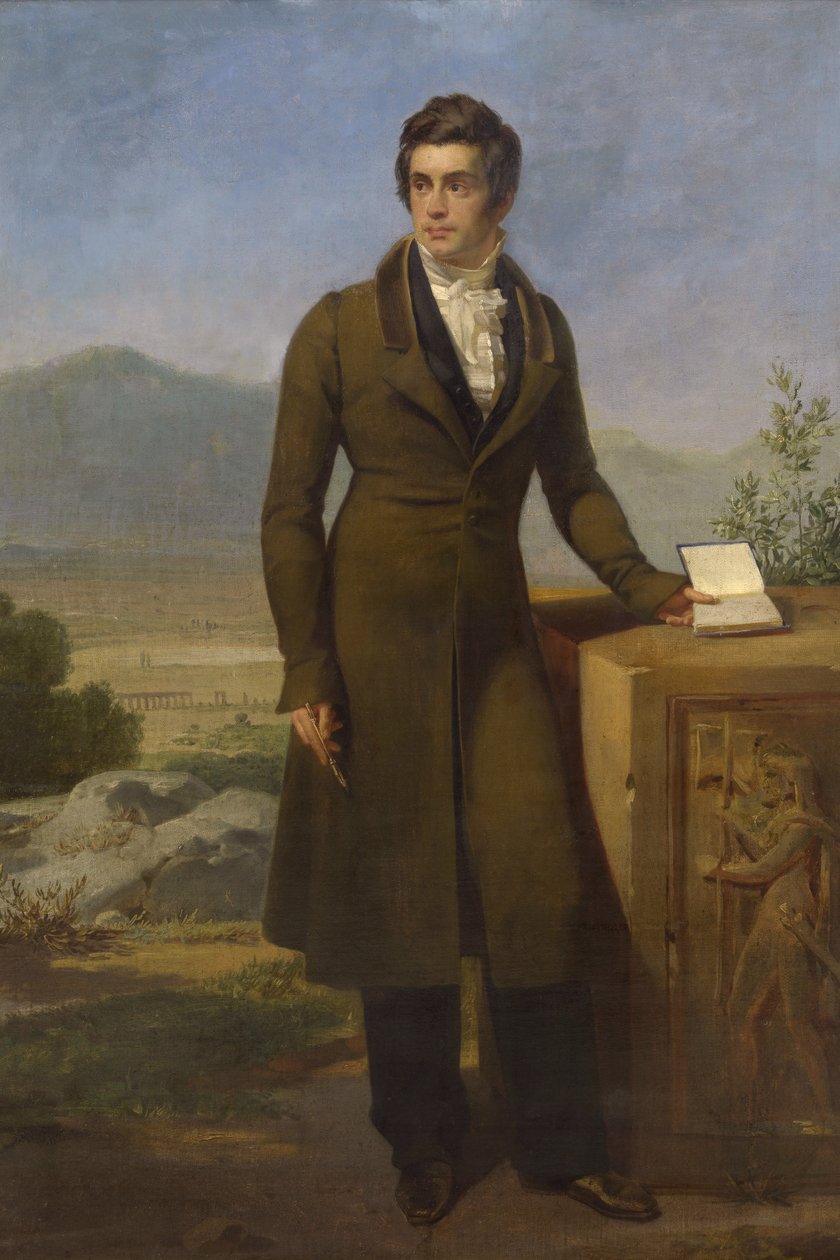 Selvportrett av Jodocus Sebastiaen van den Abeele