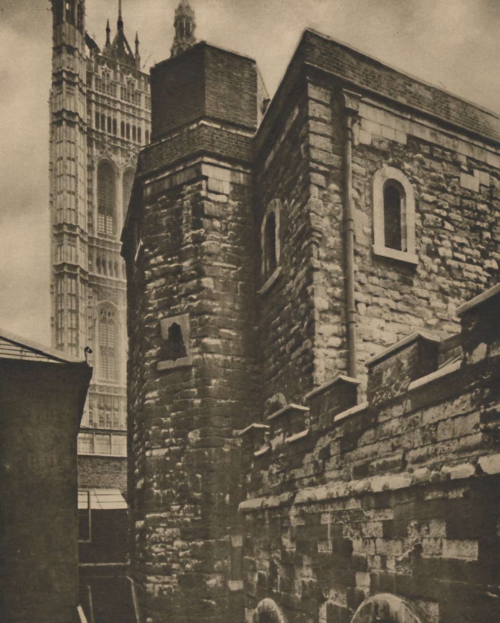 The Jewel Tower, Westminster, overlever fra veldig tidlig London, c1935. av Joel