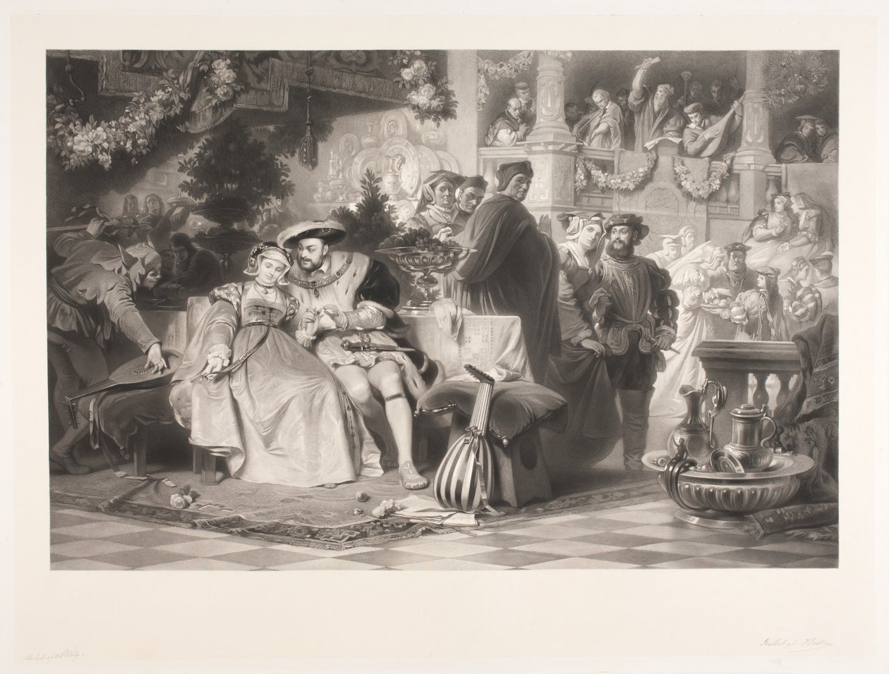 Henrik VIII og Anna Boleyn av Joel Ballin