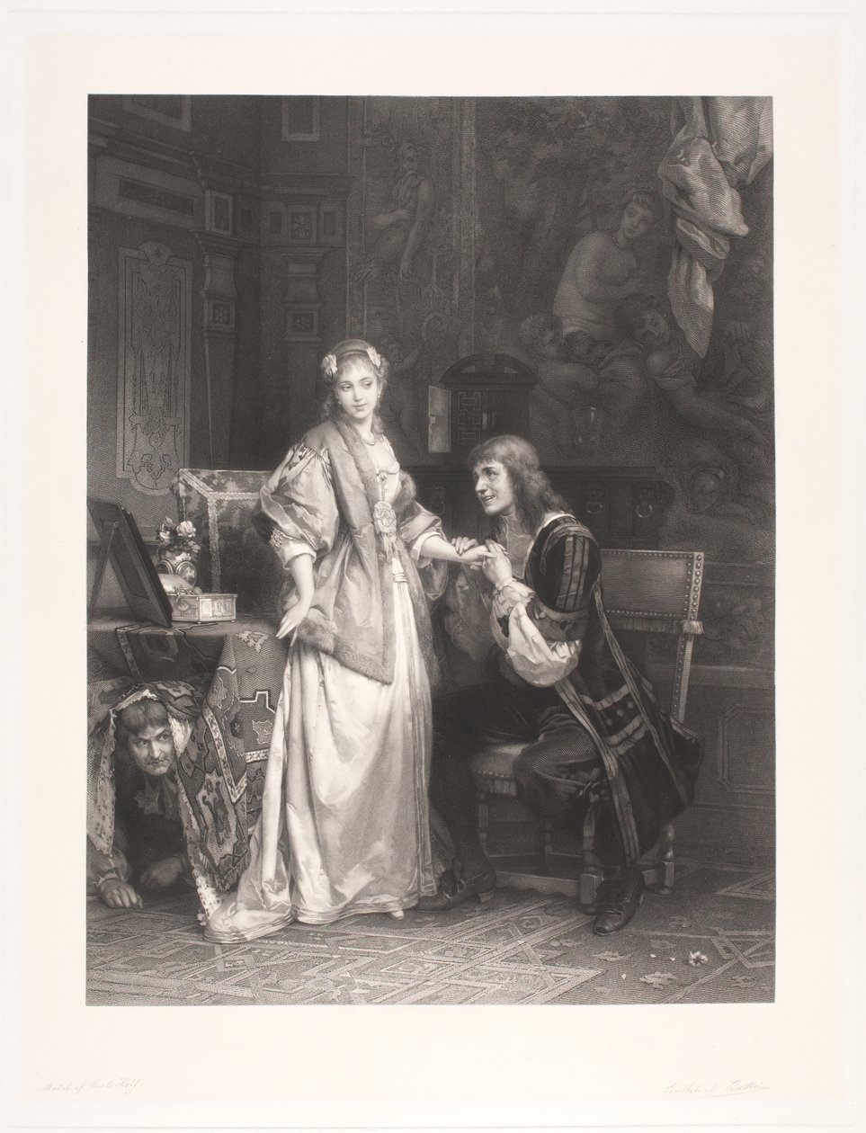 Tartuffe og Elmire av Joel Ballin