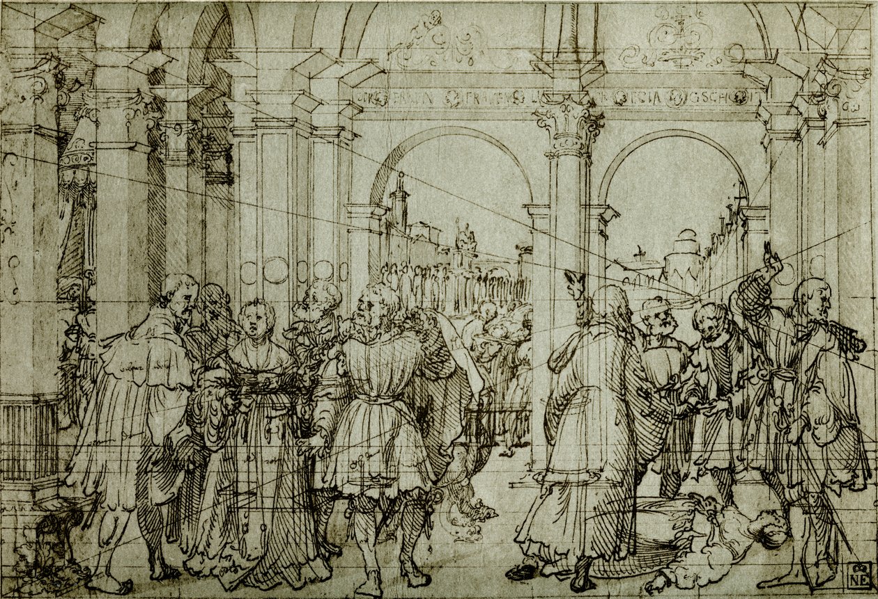 Historien til Lucretia av Joerg the Elder Breu