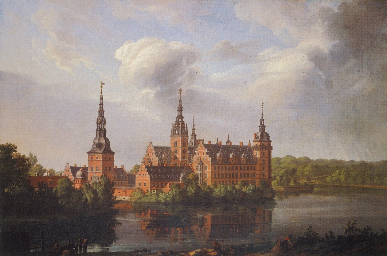 Frederiksborg slott av Johan Christian Dahl