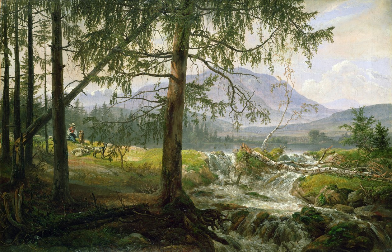 Nordlig landskap, 1822 av Johan Christian Dahl