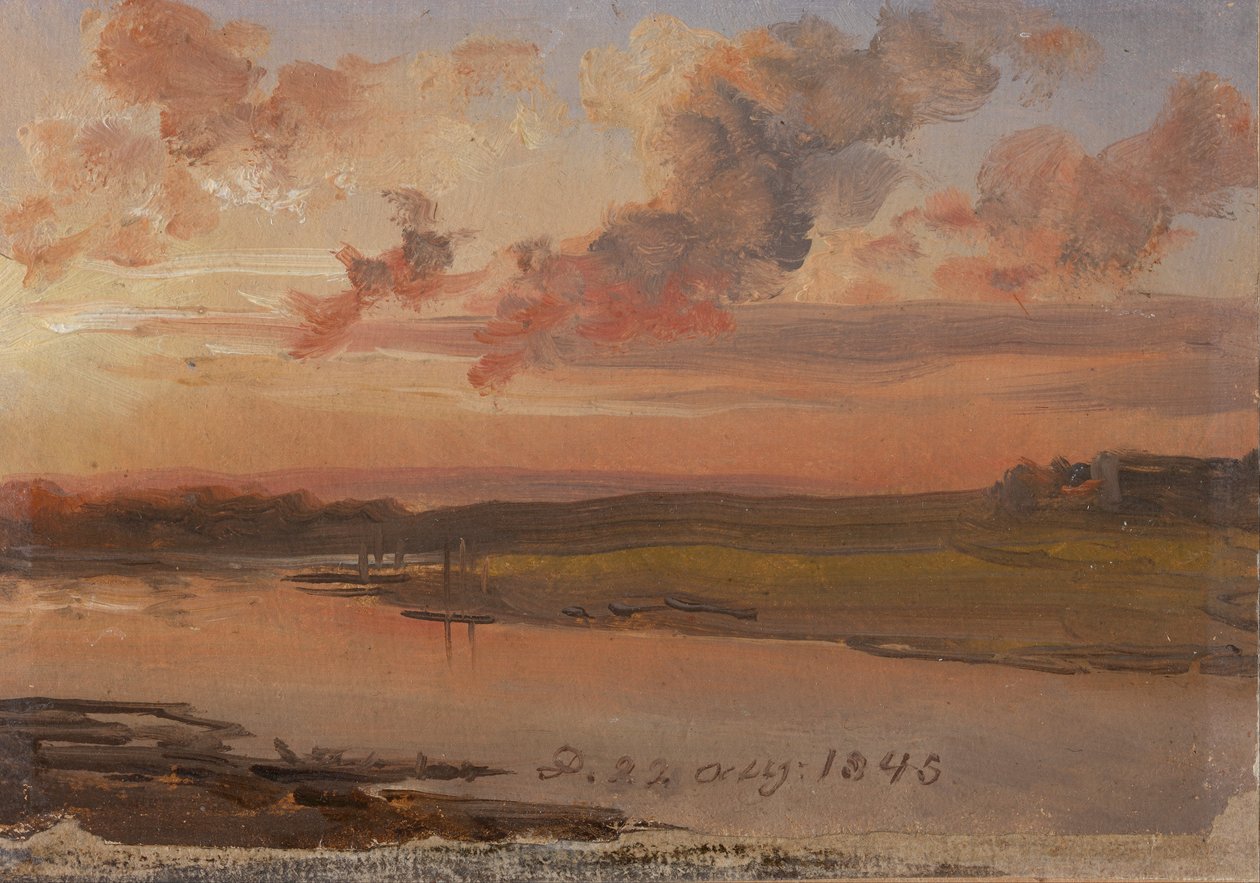 Elben om kvelden av Johan Christian Dahl