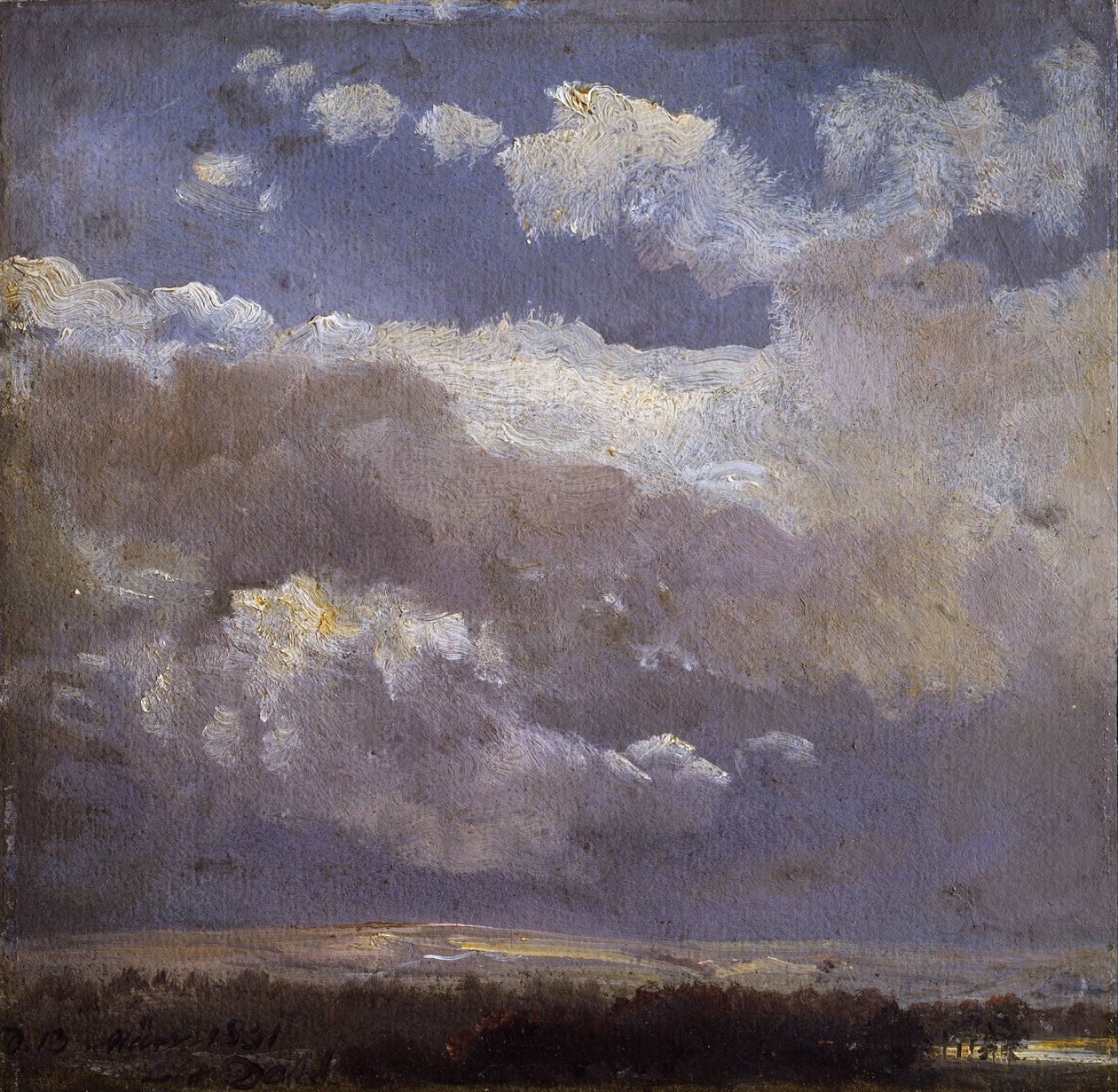 Tordenvær av Johan Christian Dahl