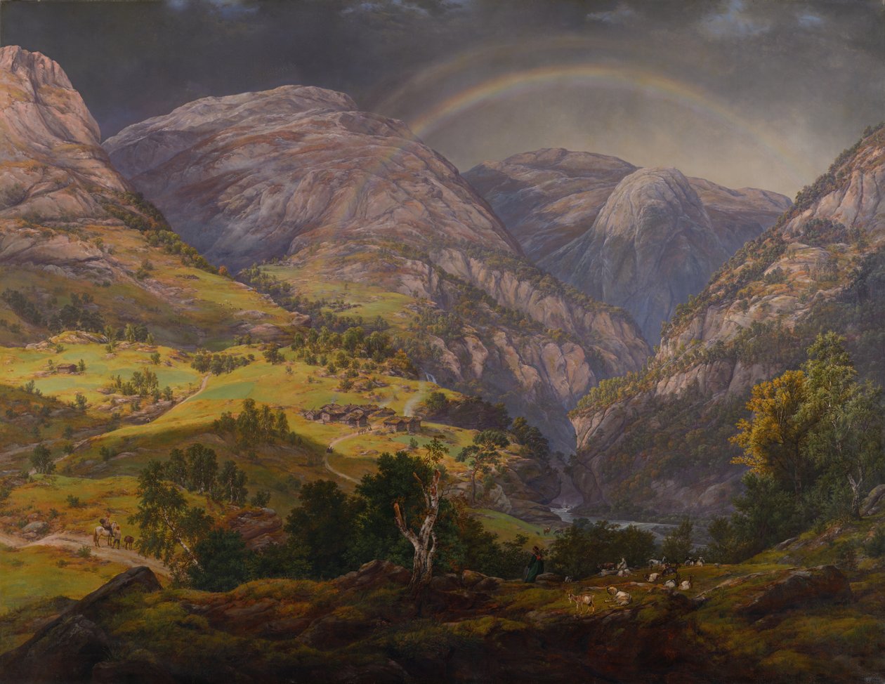 Utsikt fra Stalheim Fra Stalheim av Johan Christian Dahl