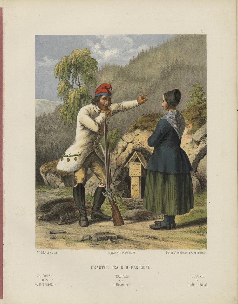 Utvalgte norske bunader av Johan Fredrik Eckersberg