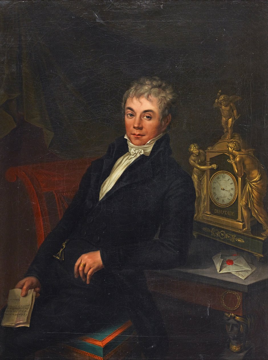 Portrett av Gustaf Fredrik af Wirsén av Johan Gustaf Wäström
