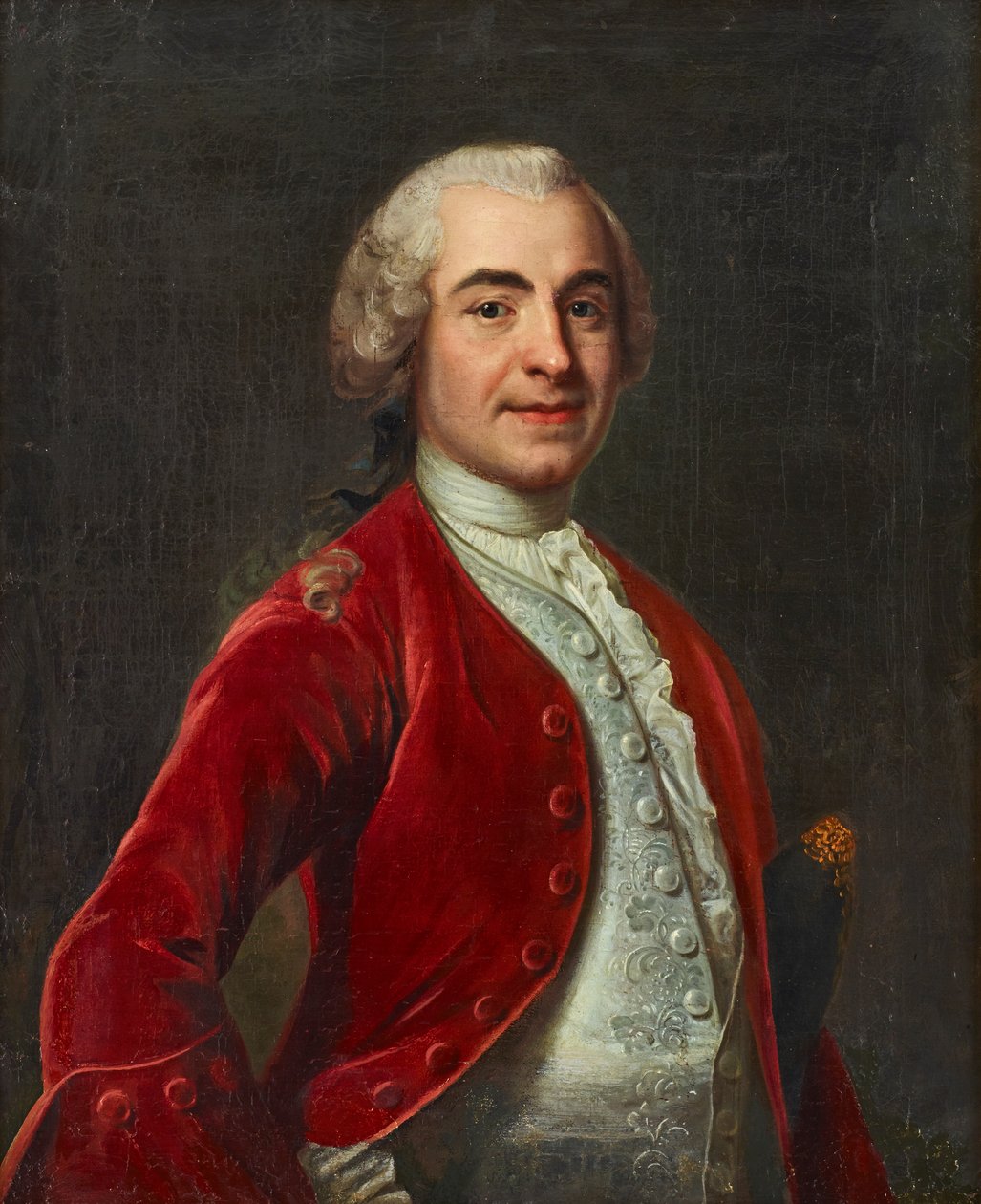 Portrett av kammerherre Carl Gustaf Vattrang av Johan Henrik Scheffel