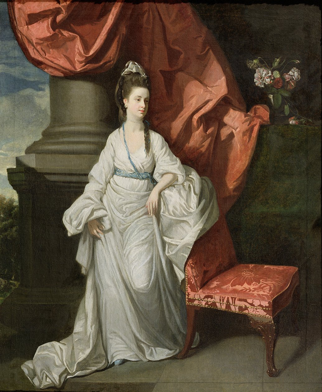 Lady Grant, kone til Sir James Grant, Bt., 1770-80 av Johan Joseph Zoffany