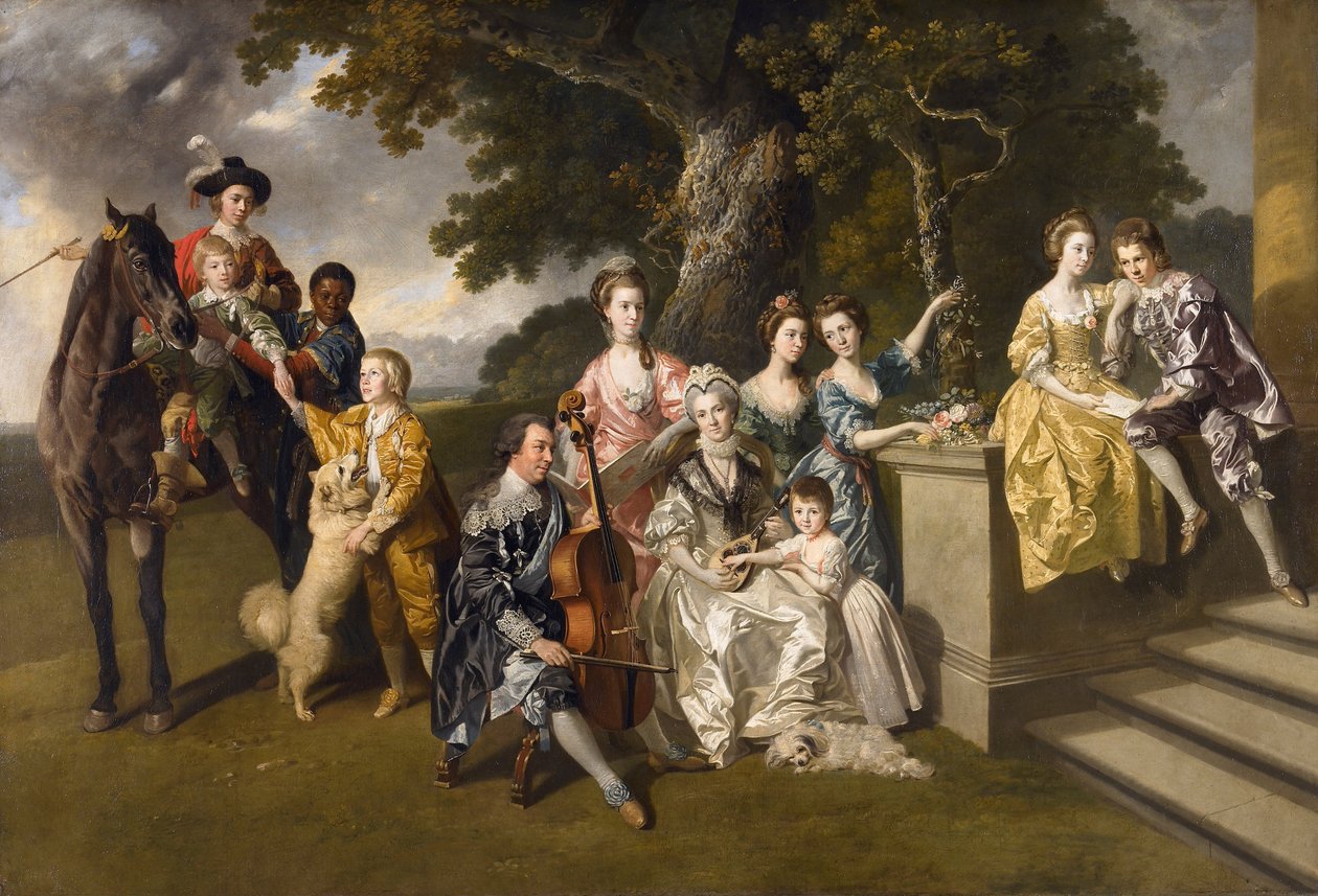 Familien til Sir William Young av Johan Joseph Zoffany