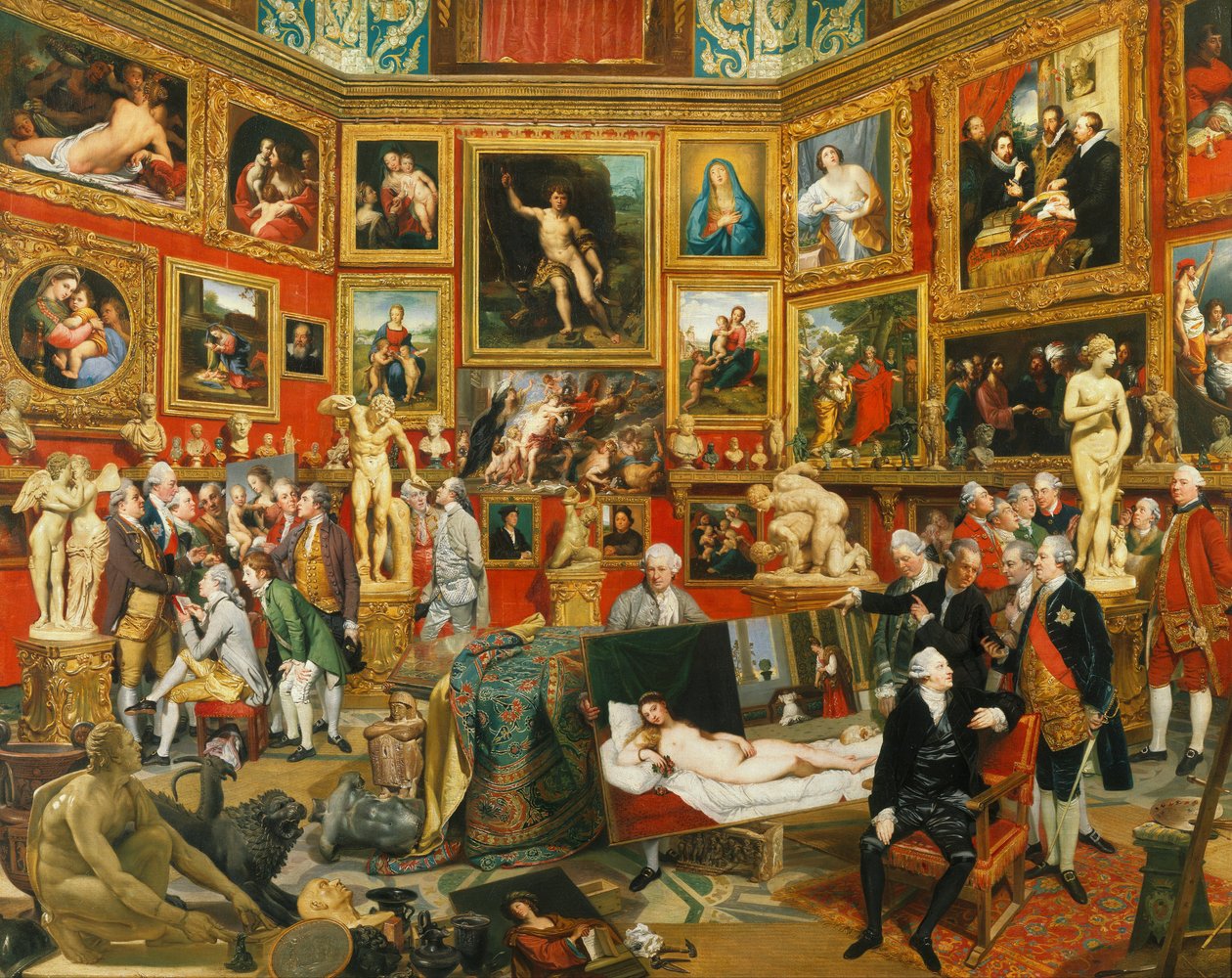 Tribuna av Uffizi av Johan Joseph Zoffany