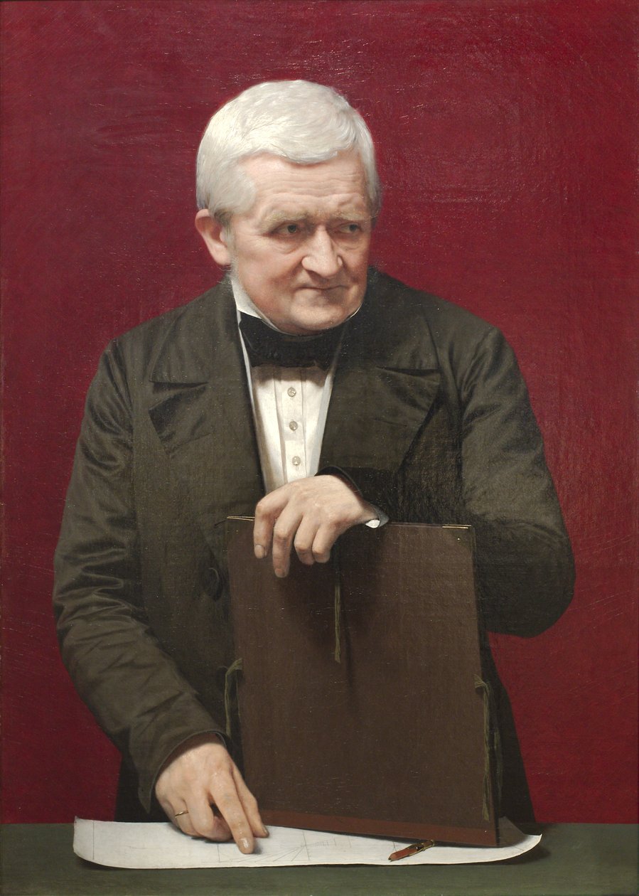 Portrett av C.W. Eckersberg av Johan Vilhelm Gertner