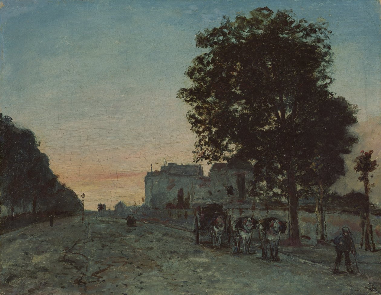 Boulevard Jourdan, Paris av Johan Barthold Jongkind