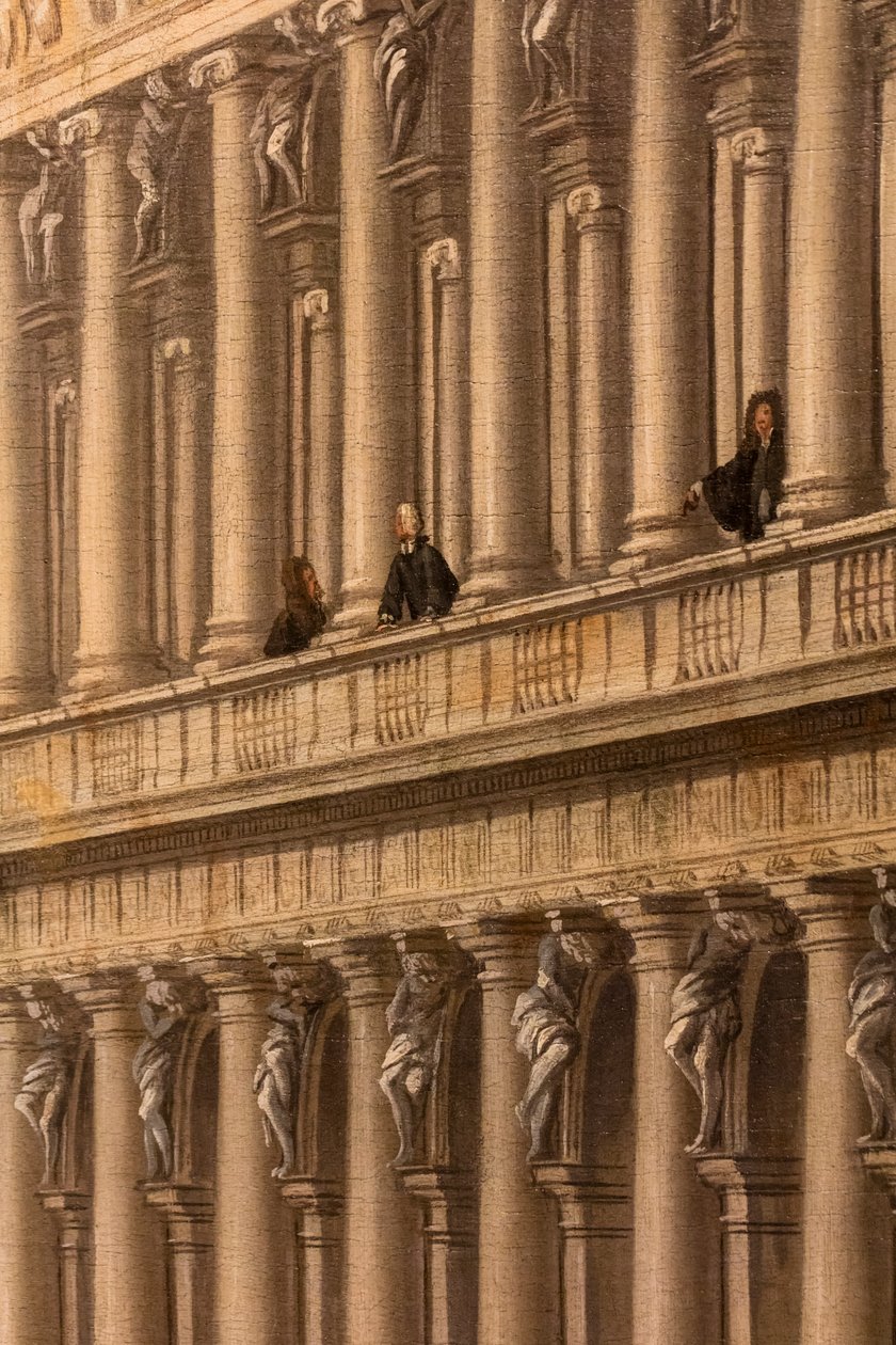 Utsikt over Piazzettaen, Venezia, ca. 1730–35 (olje på lerret) av Johan Anton Richter