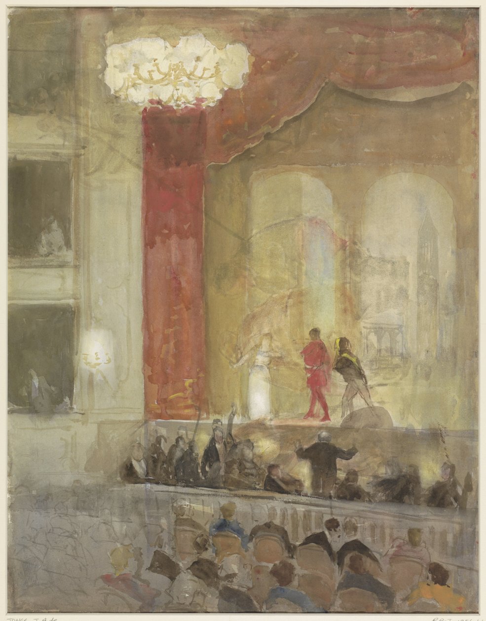 Princesse Schouwburg i Haag under fremføringen av Othello av Johan Antonie de Jonge